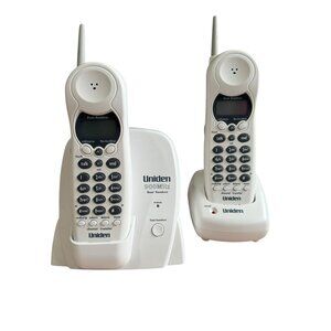 Uniden Dual Handset Cordless Phone System Call ID/ Call Waiting 900MHz DXI 386-2